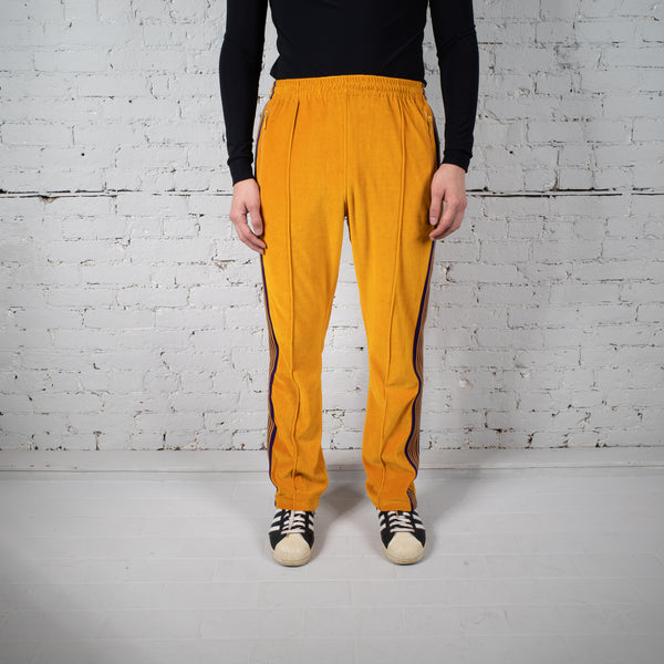 NEEDLES NARROW VELOUR TRACK PANT YELLOW – RCHMND